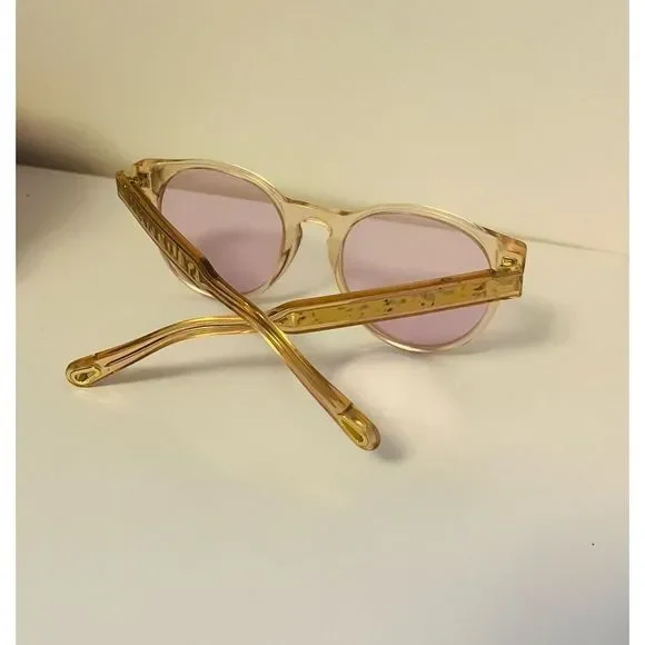 Chloé WILLOW CE753S Round Light Pink Ladies Sunglasses - Picture 3 of 6